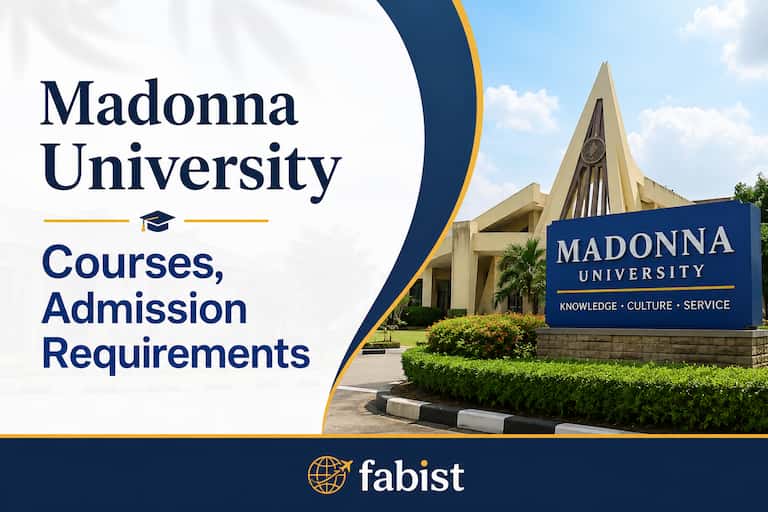 Madonna University Courses, Admission Requirements