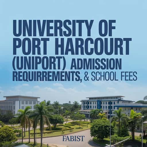 University of Port Harcourt (UNIPORT) Admission Requirements, & School Fees