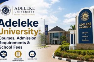Adeleke University: Courses, Admission Requirements & School Fees